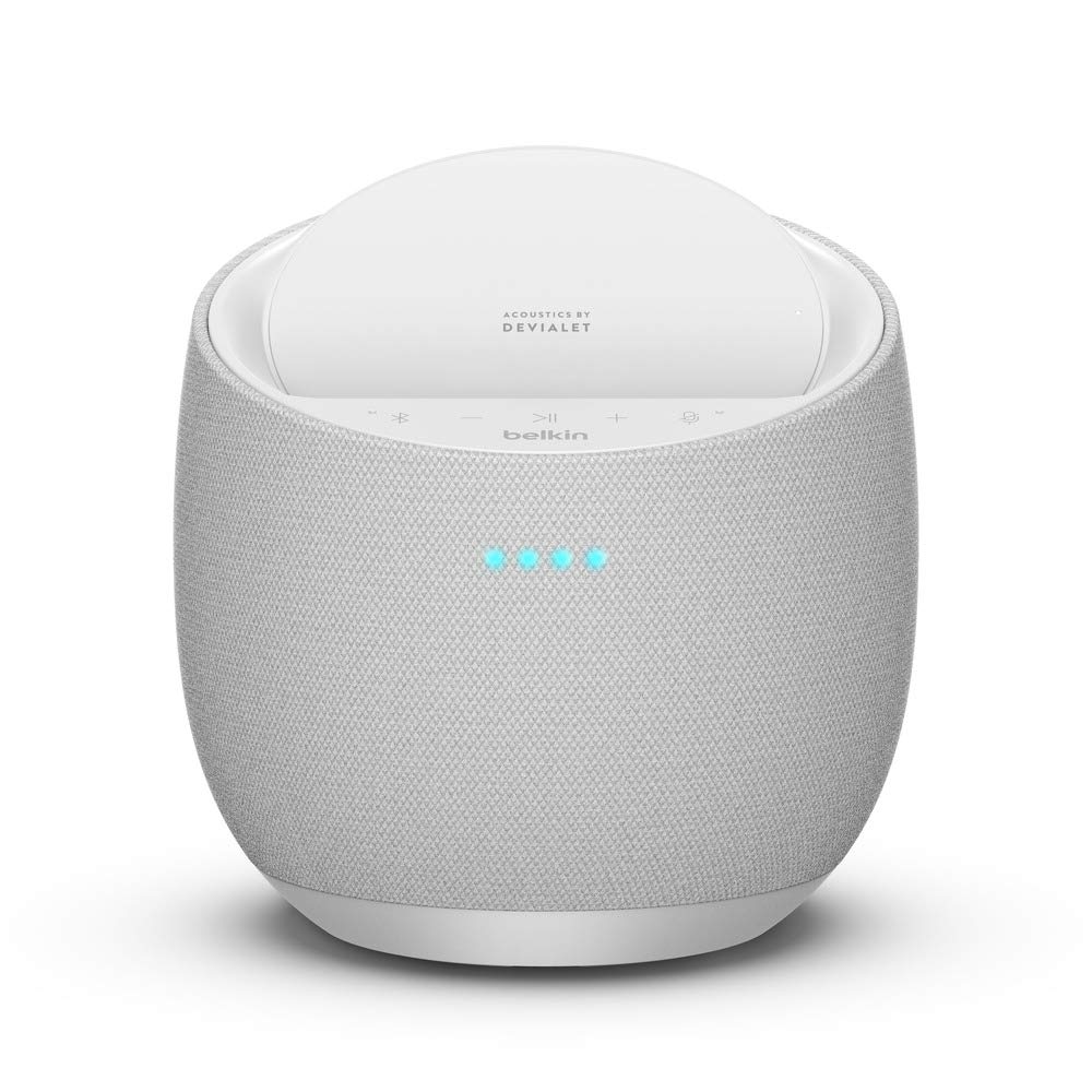 Belkin SoundForm Elite Hi-Fi Smart Speaker + Wireless Charger